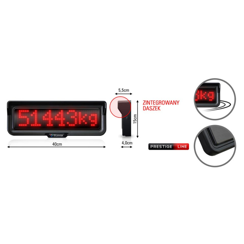 External LED display - WA-1 mini
